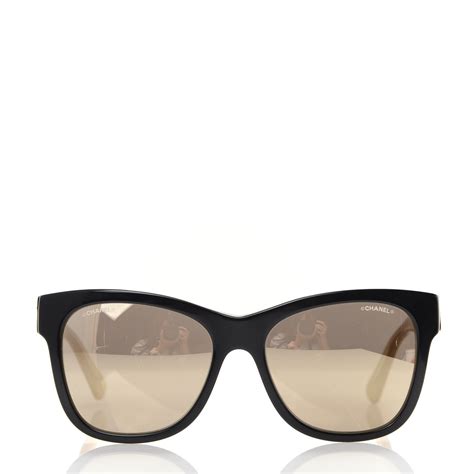 chanel 5380 black|CHANEL 5380 Square Acetate Sunglasses .